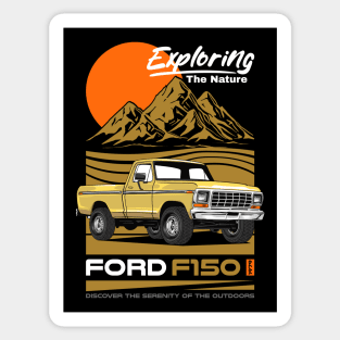 Vintage F150 Pickup Car Sticker